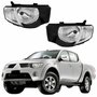 Par Farol Principal Mitsubishi L200 Triton 2008 Até 2017 Pisca Cristal