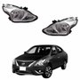 Par Farol Nissan Versa 2015 2016 2017 2018 2019 Mascara Cromada