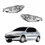 Par Farol Peugeot 206 1998 Até 2003 Lente Raiada