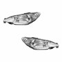 Par Farol Peugeot 206 1998 Até 2003 Lente Raiada