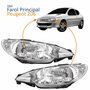 Par Farol Peugeot 206 2004 Até 2009 Simples