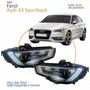 Par Farol Principal Audi A3 Sportback 2012 2013 2014 2015 Bi-Xenon