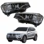 Par Farol Principal Bmw X3 X4 2017 Até 2021 Bi Hid Com Led Drl