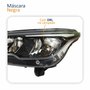 Par Farol Principal Fiat Argo 2016 Até 2024 Máscara Negra Com Led