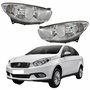 Par Farol Principal Fiat Grand Siena 2012 Até 2019 Cromomix