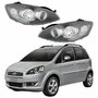 Par Farol Principal Fiat Idea 2011 Até 2016 Cinza