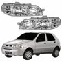 Par Farol Principal Fiat Palio Fire 2001 2002 2003 2004 Carcaça Cinza
