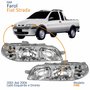 Par Farol Principal Fiat Strada Fire 2001 2002 2003 2004 Carcaça Cinza