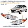 Par Farol Principal Ford New Fiesta Mexicano 2013 Até 2017 Pisca Âmbar