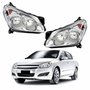 Par Farol Principal Gm Vectra 2010 2011 2012 Máscara Cromada