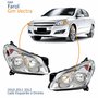 Par Farol Principal Gm Vectra 2010 2011 2012 Máscara Cromada