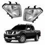Par Farol Principal Nissan Frontier 2008 Até 2016 Máscara Cromada