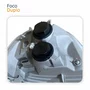 Par Farol Principal Renaut Master 2008 2009 2010 2011 2012 Máscara Cromada