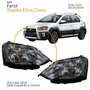 Par Farol Principal Toyota Etios Cross 2012 Até 2019 Carcaça Preta