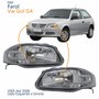 Par Farol Principal Vw Gol G4 2005 Até 2008 Máscara Cinza