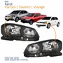 Par Farol Principal Vw Gol G6 2012 Até 2016 Saveiro Voyage G6 2013 Até 2016 Foco Simples