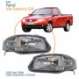 Par Farol Principal Vw Saveiro G4 2005 Até 2009 Máscara Cinza