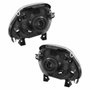 Par Farol Renault Clio 1999 2000 2001 2002 Máscara Negra
