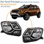 Par Farol Renault Duster 2015 Até 2020 Máscara Negra