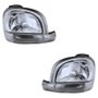 Par Farol Renault Kangoo 2000 Até 2008 Pisca Cristal Sem Regulagem