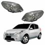 Par Farol Renault Sandero 2008 2009 2010 2011 Mascara Cromada
