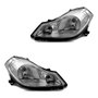 Par Farol Renault Symbol 2009 2010 2011 2012 2013 Mascara Cromada
