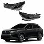 Par Farol Toyota Corolla Cross 2022 2023 2024 Máscara Negra
