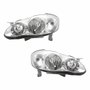 Par Farol Toyota Corolla Fielder 2005 2006 2007 Máscara Cromada
