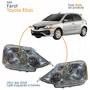 Par Farol Principal Toyota Etios 2012 Até 2019 Máscara Cromada