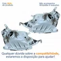 Par Farol Principal Toyota Etios 2012 Até 2019 Máscara Cromada