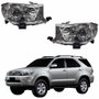 Par Farol Toyota Hilux Sw4 2009 2010 2011 Mascara Cromada