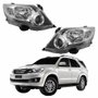 Par Farol Toyota Hilux Sw4 2012 2013 2014 2015 Mascara Negra