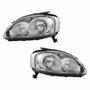 Par Farol Vw Fox 2008 2009 2010 Máscara Cromada