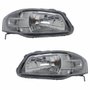 Par Farol Vw Gol G4 2005 Até 2008 Parati G4 2005 Até 2012 Saveiro G4 2005 Até 2009 Mascara Cinza Claro