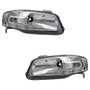 Par Farol Vw Gol G4 2005 Até 2008 Parati G4 2005 Até 2012 Saveiro G4 2005 Até 2009 Mascara Cromada