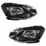Par Farol Vw Gol G7 2016 Até 2018 Voyage G7 2017 Até 2018 Saveiro G7 2018 Até 2020 Foco Simples Friso Preto