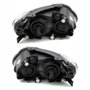 Par Farol Vw Gol Voyage G5 2008 Até 2012 Saveiro G5 2008 Até 2013 Máscara Cromada Defletor Logo