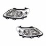 Par Farol Vw Gol Voyage G5 2009 Até 2012 Saveiro G5 2009 Até 2013 Máscara Cromada