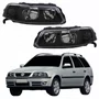 Par Farol Vw Parati G3 1999 Até 2005 Foco Duplo Máscara Negra