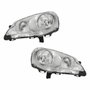 Par Farol Vw Polo 2008 Até 2014 Máscara Cromada