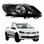 Farol Vw Saveiro G5 2010 Até 2013 Máscara Negra Lado Direito Passageiro