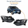 Par Farol Vw Spacefox 2015 Até 2019 Original Friso Preto
