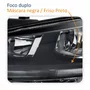 Par Farol Vw Spacefox 2015 Até 2019 Original Friso Preto