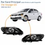 Par Farol Vw Voyage G5 2009 Até 2013 Máscara Negra