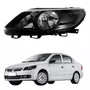 Farol Vw Voyage G5 2009 Até 2013 Máscara Negra Lado Esquerdo Motorista
