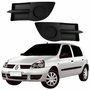 Par Grade Parachoque Dianteiro Renault Clio Hatch 2006 Até 2012 Sem Furo
