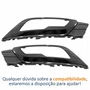 Par Grade Parachoque Ford Fusion 2017 2018 2019 Com Furo Black Piano