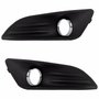 Par Grade Parachoque Ford New Fiesta 2014 2015 2016 2017 2018 Aro Cromado Com Furo