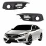 Par Grade Parachoque Honda Civic 2017 2018 2019 2020 Com Furo