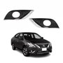 Par Grade Parachoque Nissan Versa 2015 Até 2021 Com Furo Friso Cromado